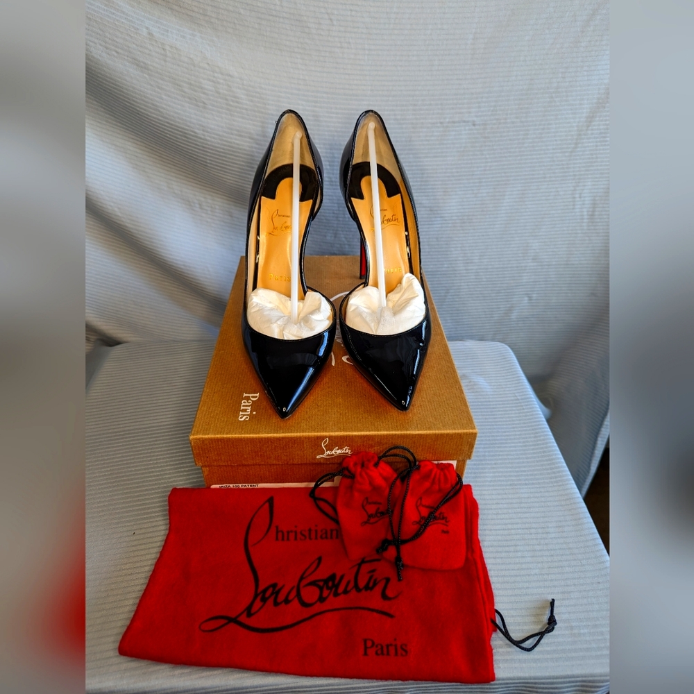 Christian Louboutin IRIZA Patent Black